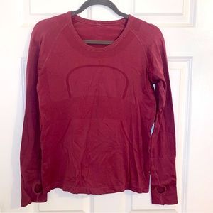 Mauve/Cranberry Lululemon Long Sleeve